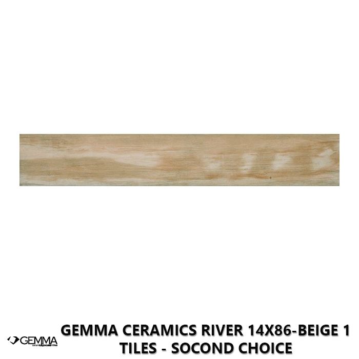Gemma Ceramics River 14x86-Beige 1 Tiles - Socond Choice