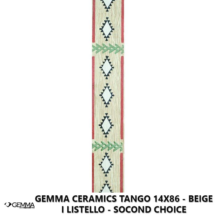 Gemma Ceramics Tango 14x86 - Beige I Listello - Socond Choice