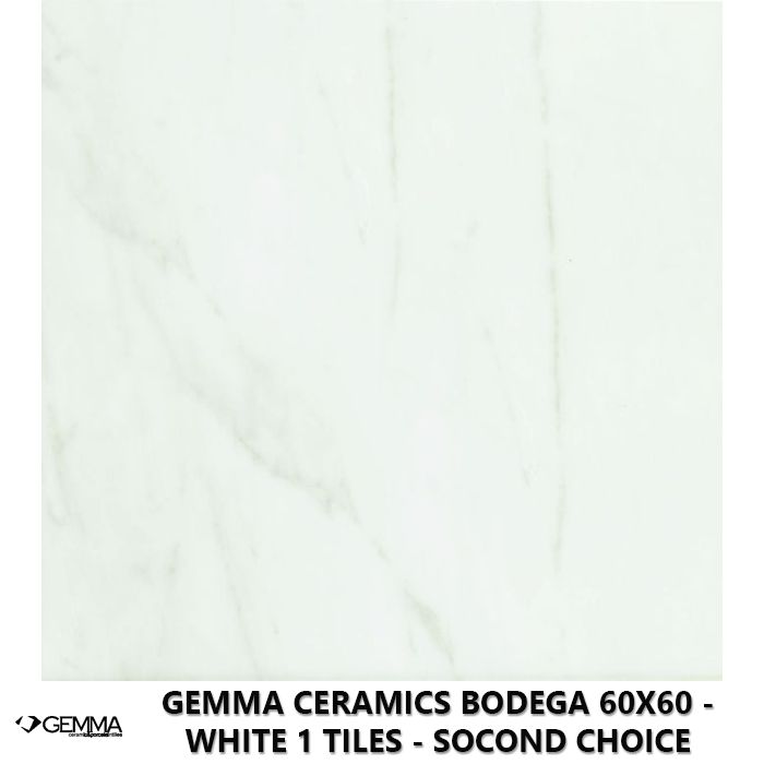Gemma Ceramics Bodega 60x60 - White 1 Tiles - Socond Choice