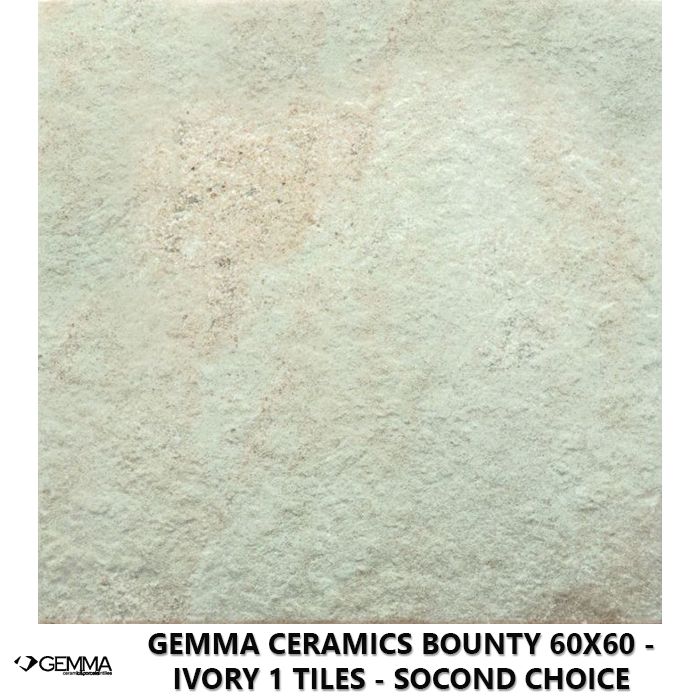Gemma Ceramics Bounty 60x60 - Ivory 1 Tiles - Socond Choice