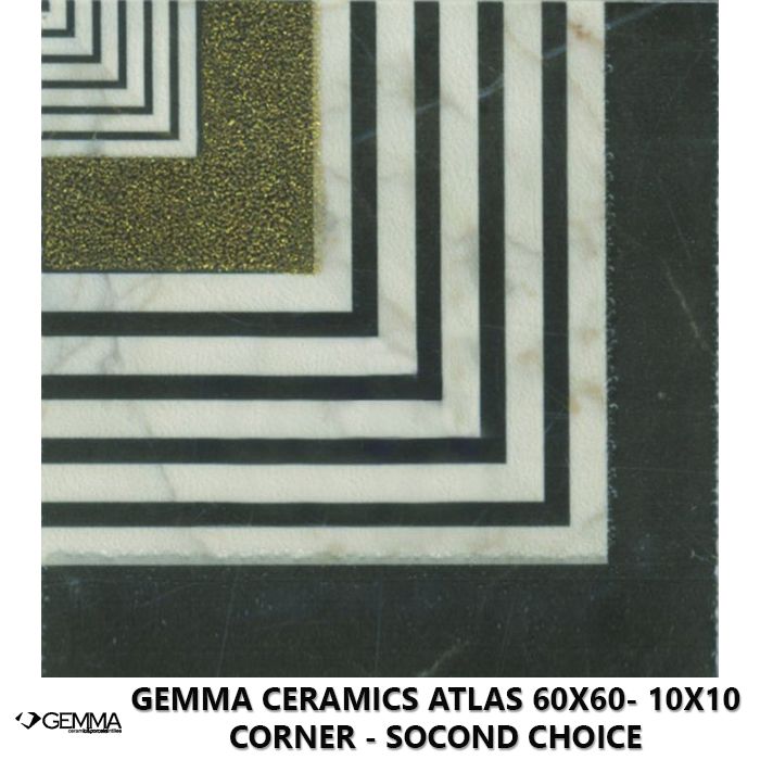Gemma Ceramics Atlas 60x60- 10x10 Corner - Socond Choice