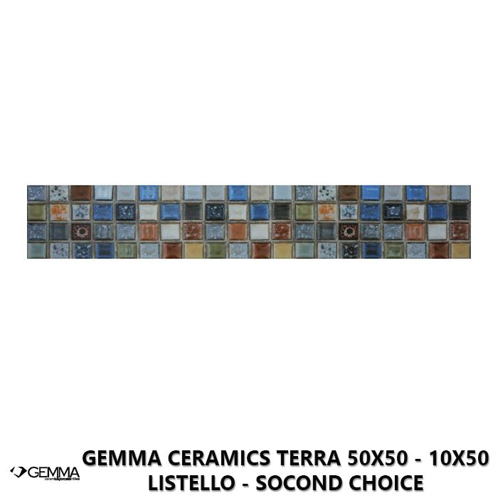 Gemma Ceramics Terra 50x50 - 10x50 Listello - Socond Choice