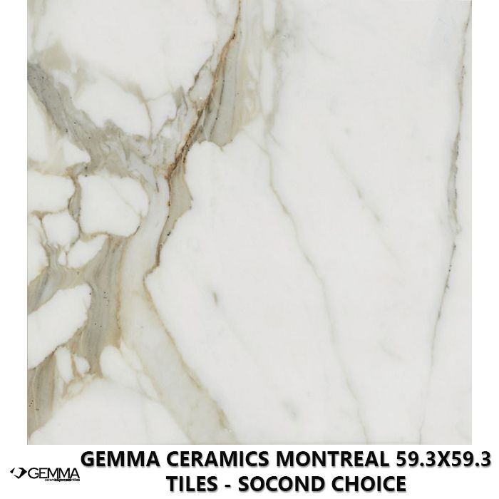 Gemma Ceramics Montreal 59.3x59.3 Tiles - Socond Choice