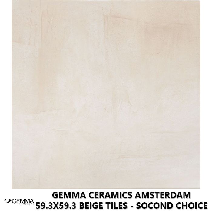Gemma Ceramics Amsterdam 59.3x59.3 Beige Tiles - Socond Choice