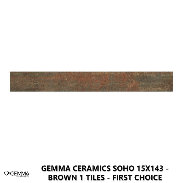Gemma Ceramics Soho 15x143 - Brown 1 Tiles - First Choice