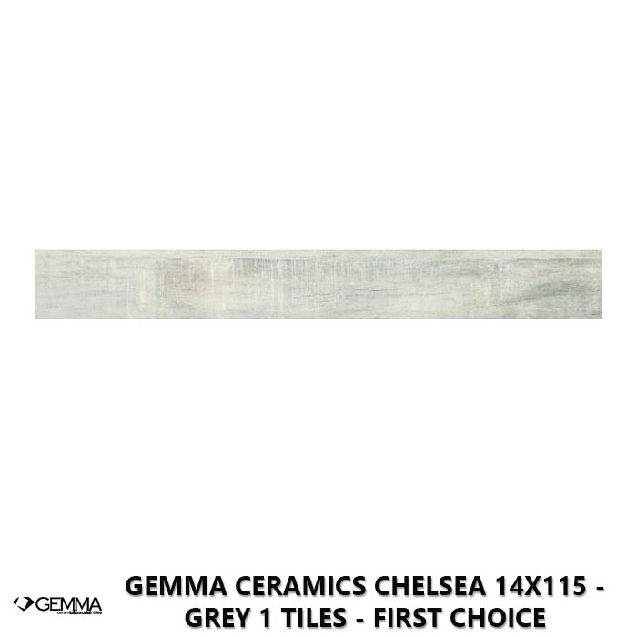 Gemma Ceramics Chelsea 14x115 - Grey 1 Tiles - First Choice