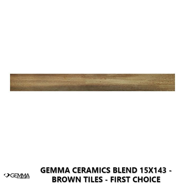 Gemma Ceramics Blend 15x143 - Brown Tiles - First Choice