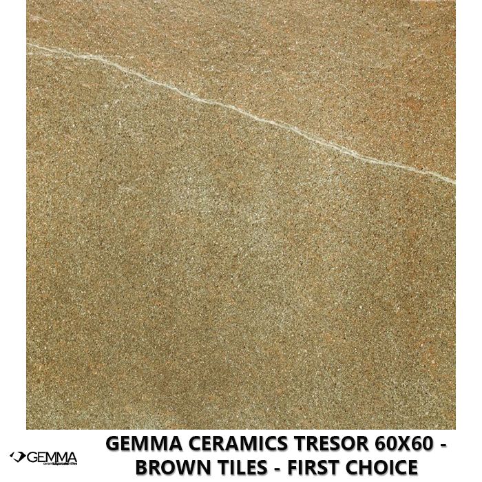 Gemma Ceramics Tresor 60x60 - Brown Tiles - First Choice