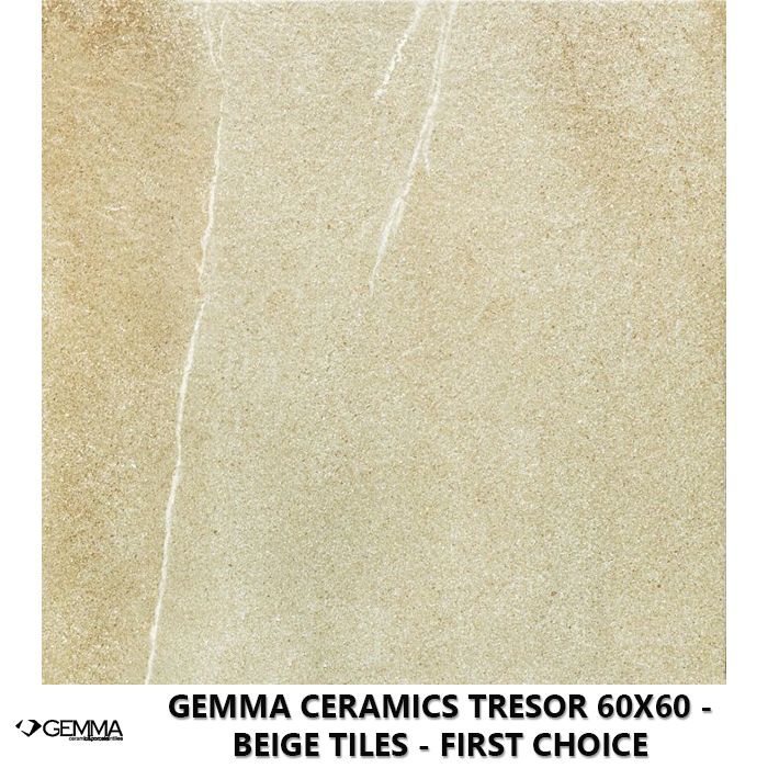 Gemma Ceramics Tresor 60x60 - Beige Tiles - First Choice