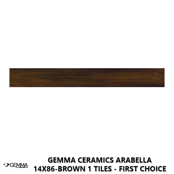 Gemma Ceramics Arabella 14x86-Brown 1 Tiles - First Choice
