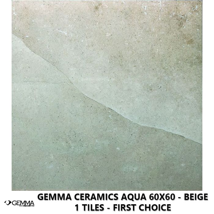 Gemma Ceramics Aqua 60x60 - Beige 1 Tiles - First Choice