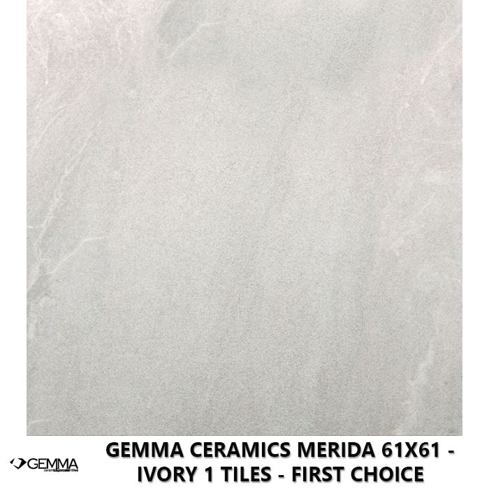 Gemma Ceramics Merida 61x61 - Ivory 1 Tiles - First Choice