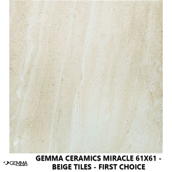 Gemma Ceramics Miracle 61x61 - Beige Tiles - First Choice