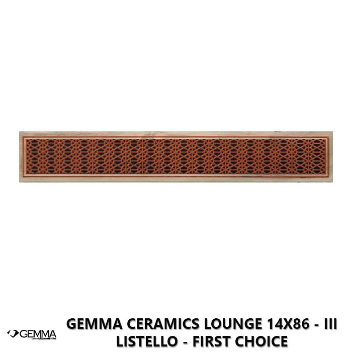 Gemma Ceramics Lounge 14x86 - III Listello - First Choice
