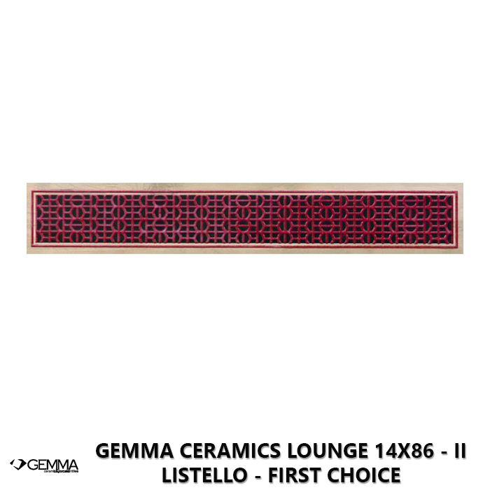 Gemma Ceramics Lounge 14x86 - II Listello - First Choice