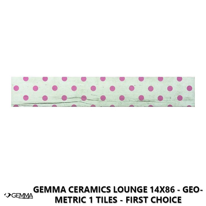 Gemma Ceramics Lounge 14x86 - Geometric 1 Tiles - First Choice