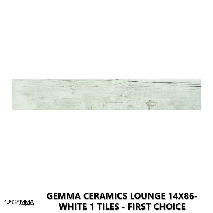 Gemma Ceramics Lounge 14x86- White 1 Tiles - First Choice