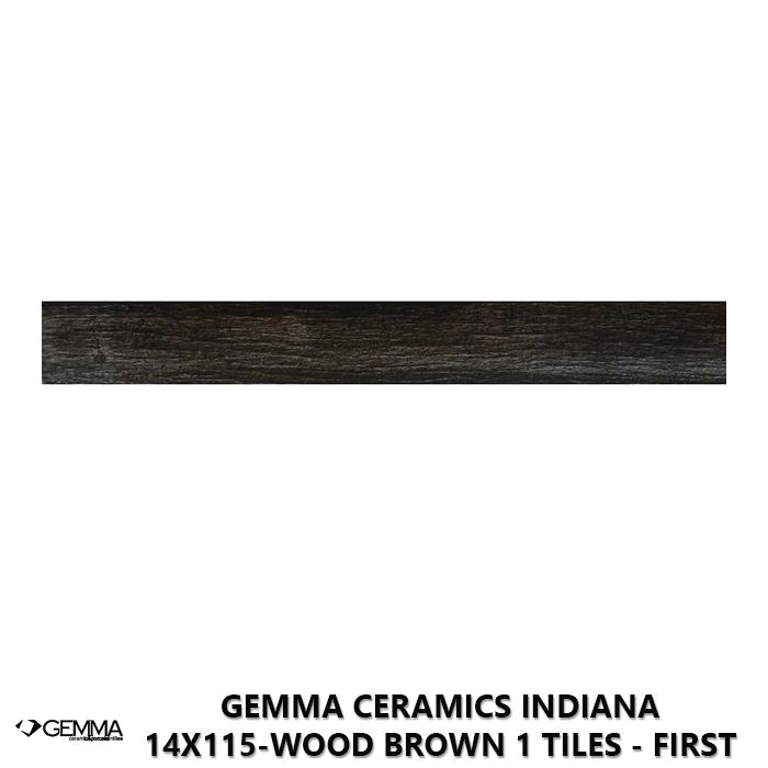 Gemma Ceramics Indiana 14x115-Wood Brown 1 Tiles - First Choice