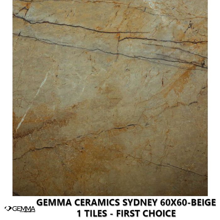 Gemma Ceramics Sydney 60x60-Beige 1 Tiles - First Choice