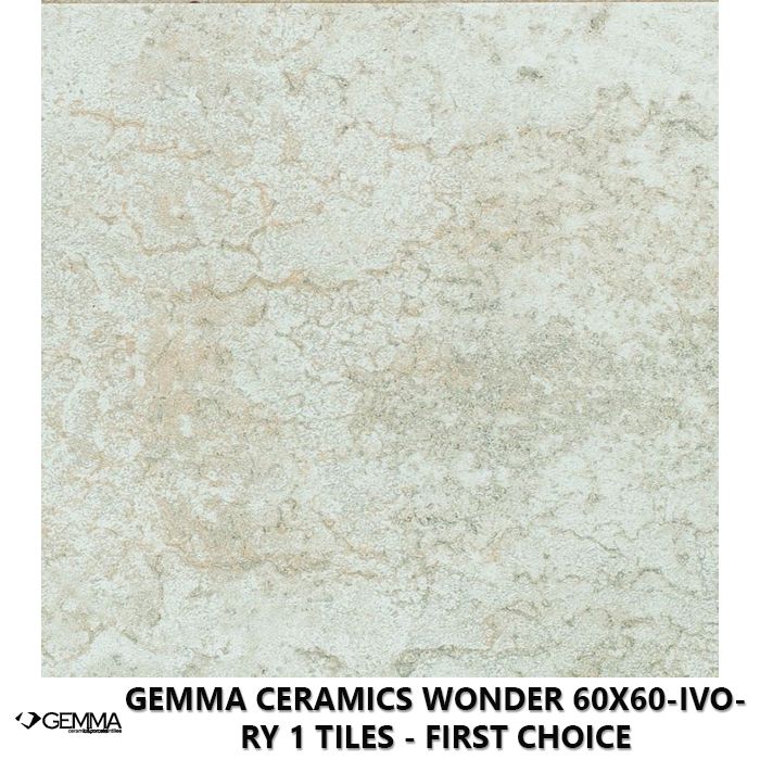 Gemma Ceramics Wonder 60x60-Ivory 1 Tiles - First Choice
