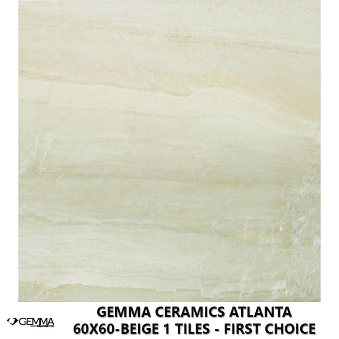 Gemma Ceramics Atlanta 60x60-Beige 1 Tiles - First Choice