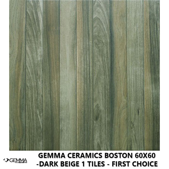 Gemma Ceramics Boston 60x60 -Dark Beige 1 Tiles - First Choice