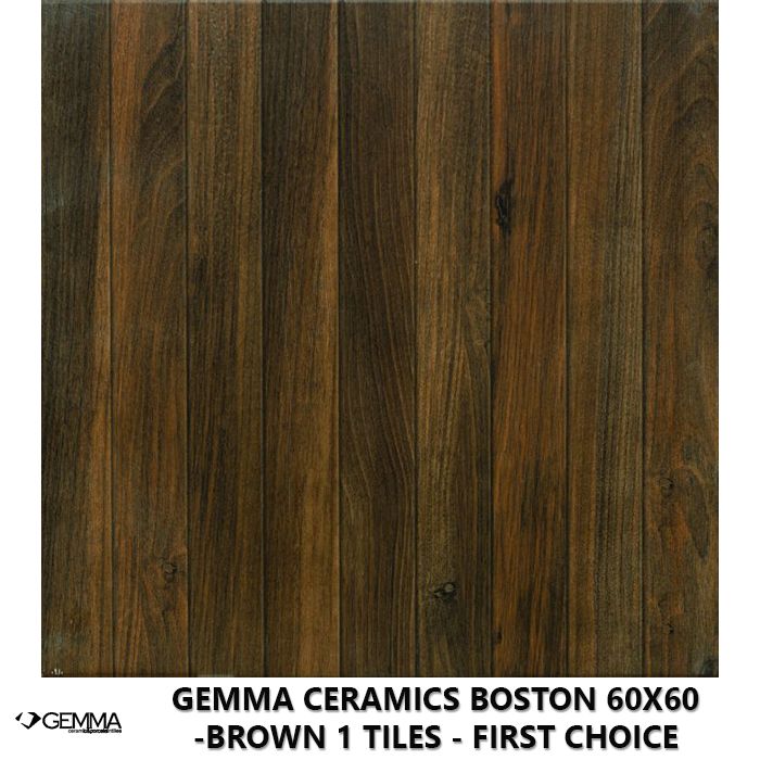 Gemma Ceramics Boston 60x60 -Brown 1 Tiles - First Choice