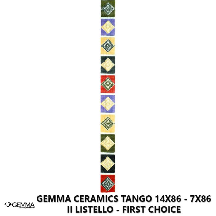 Gemma Ceramics Tango 14x86 - 7x86 II Listello - First Choice