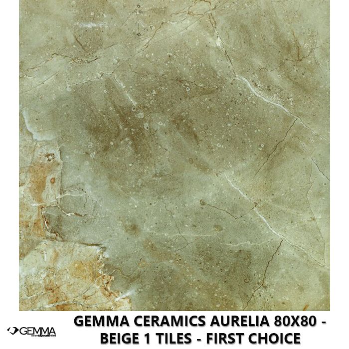 Gemma Ceramics Aurelia 80x80 - Beige 1 Tiles - First Choice