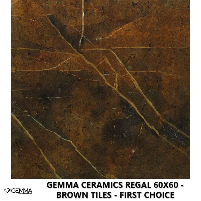Gemma Ceramics Regal 60x60 - Brown Tiles - First Choice