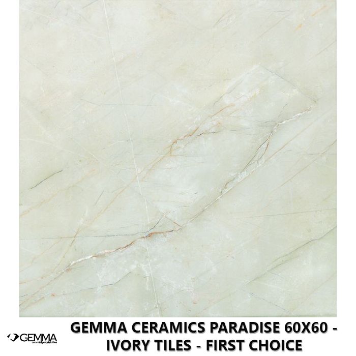 Gemma Ceramics Paradise 60x60 - Ivory Tiles - First Choice