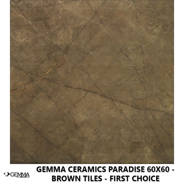 Gemma Ceramics Paradise 60x60 - Brown Tiles - First Choice