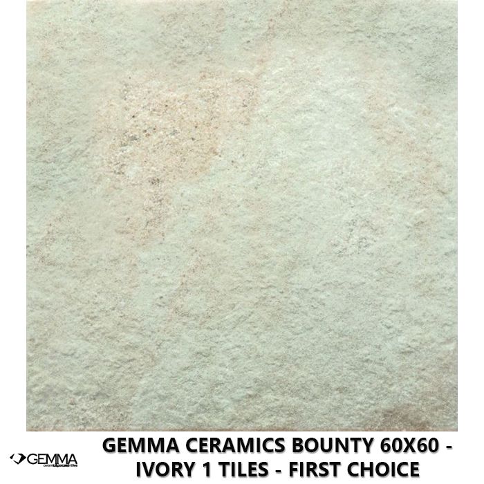Gemma Ceramics Bounty 60x60 - Ivory 1 Tiles - First Choice