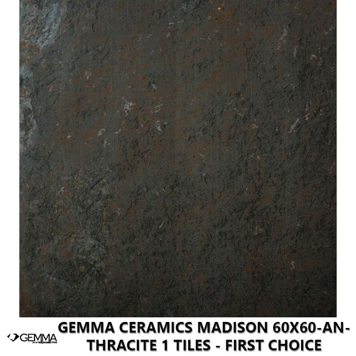 Gemma Ceramics Madison 60x60-Anthracite 1 Tiles - First Choice