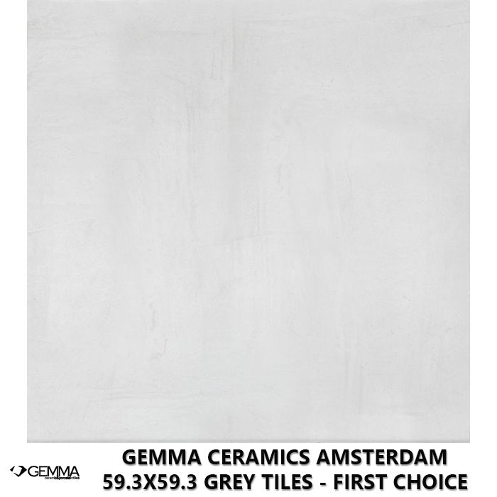 Gemma Ceramics Amsterdam 59.3x59.3 Grey Tiles - First Choice