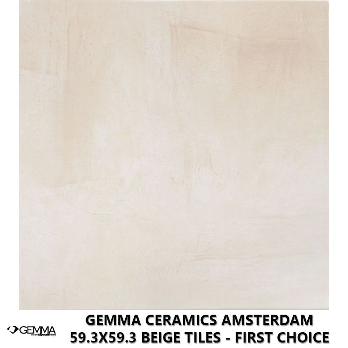 Gemma Ceramics Amsterdam 59.3x59.3 Beige Tiles - First Choice