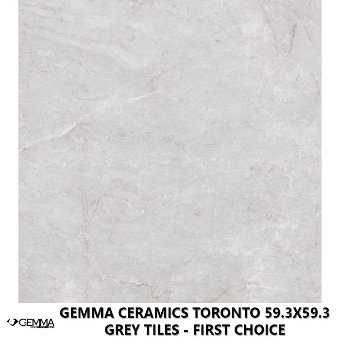 Gemma Ceramics Toronto 59.3x59.3 Grey Tiles - First Choice