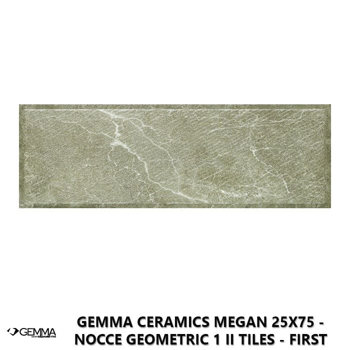 Gemma Ceramics Megan 25x75 - Nocce Geometric 1 II Tiles - First Choice