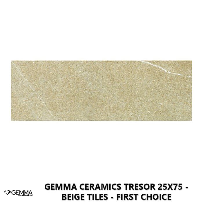 Gemma Ceramics Tresor 25x75 - Beige Tiles - First Choice