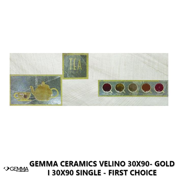 Gemma Ceramics Velino 30x90- Gold I 30x90 Single - First Choice