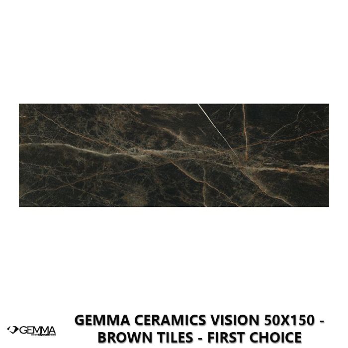 Gemma Ceramics Vision 50x150 - Brown Tiles - First Choice