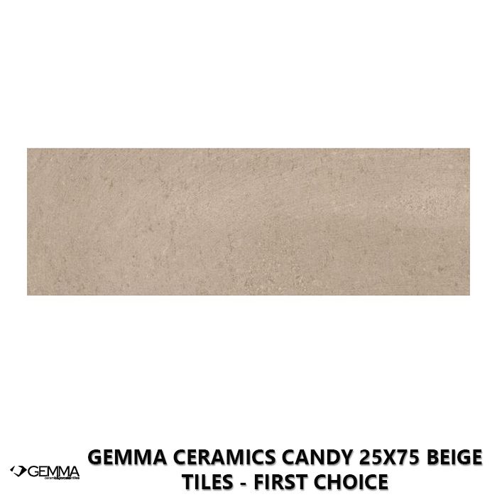 Gemma Ceramics Candy 25x75 Beige Tiles - First Choice