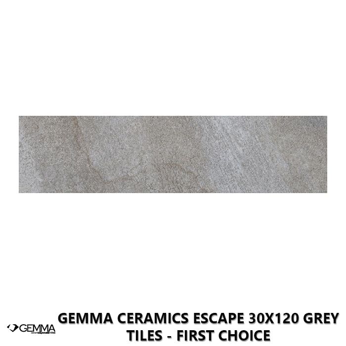 Gemma Ceramics Escape 30x120 Grey Tiles - First Choice
