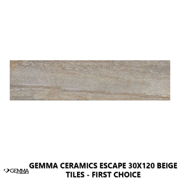 Gemma Ceramics Escape 30x120 Beige Tiles - First Choice