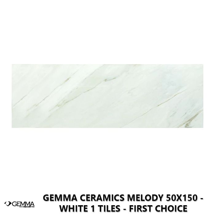 Gemma Ceramics Melody 50x150 - White 1 Tiles - First Choice