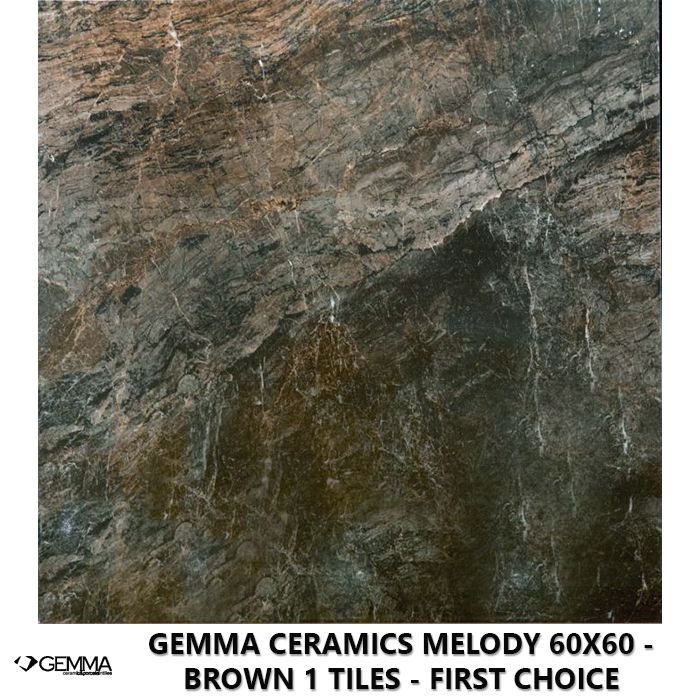 Gemma Ceramics Melody 60x60 - Brown 1 Tiles - First Choice