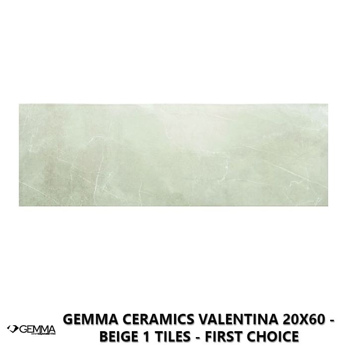 Gemma Ceramics Valentina 20x60 - Beige 1 Tiles - First Choice
