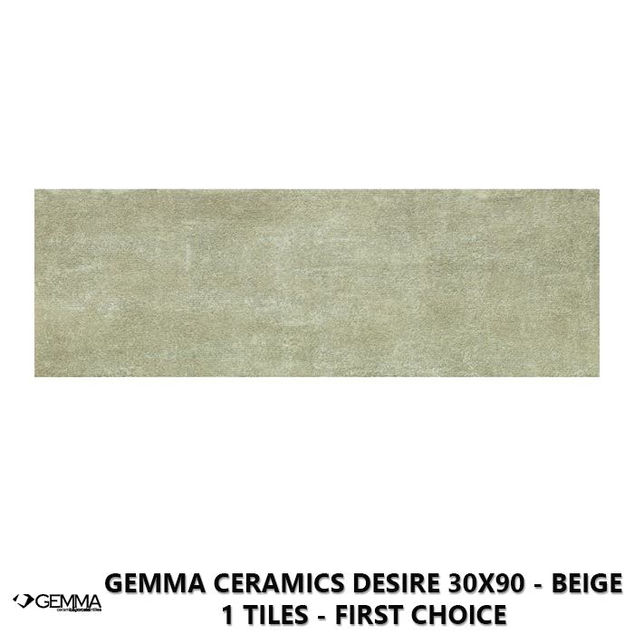 Gemma Ceramics Desire 30x90 - Beige 1 Tiles - First Choice