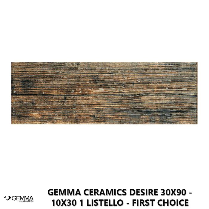 Gemma Ceramics Desire 30x90 - 10x30 1 Listello - First Choice