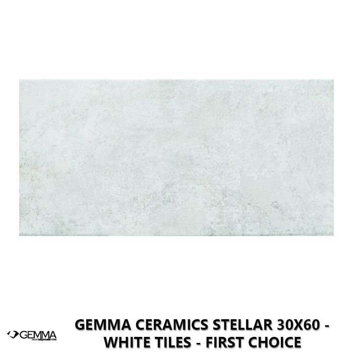 Gemma Ceramics Stellar 30x60 - White Tiles - First Choice